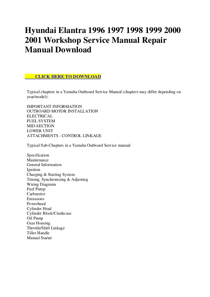 2011 hyundai elantra service manual